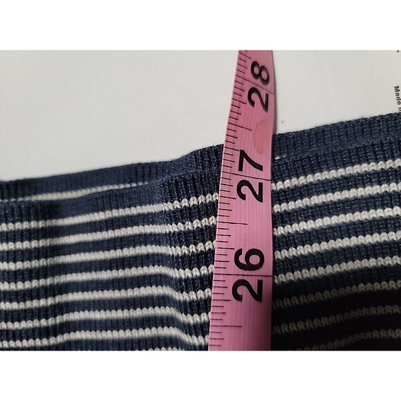 Nautica Luxury Performance MENS CREW NECK SWEATER Blue Cotton Modal Blend Sz L - Picture 6 of 6